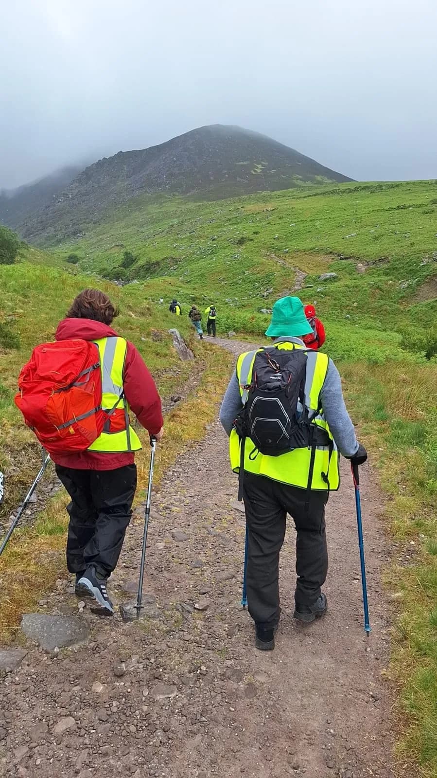 A moment from a Hike2Heal walk